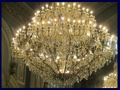 Valencia Town Hall 04 - ballroom chandelier